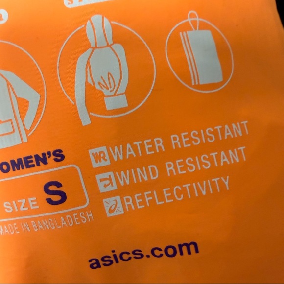 Asics Running Packable Jacket Small - Picture 5 of 13
